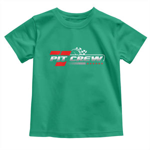 Pit Crew Toddler T Shirt Family Racing Birthday Race Car TS10 Irish Green Print Your Wear