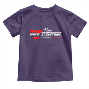 Pit Crew Toddler T Shirt Family Racing Birthday Race Car TS10 Purple Print Your Wear
