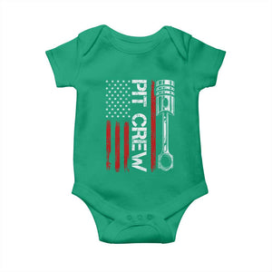Pit Crew Baby Onesie Racing Race Car American Flag TS10 Irish Green Print Your Wear