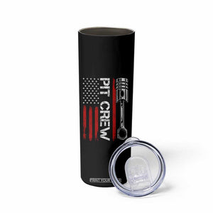 Pit Crew Skinny Tumbler Racing Race Car American Flag TS10 Print Your Wear