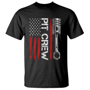 Pit Crew T Shirt Racing Race Car American Flag TS10 Black Print Your Wear
