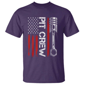 Pit Crew T Shirt Racing Race Car American Flag TS10 Purple Print Your Wear