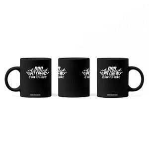 Dad Pit Crew Coffee Mug Race Car Family Racing Birthday Hosting Parties TS10 Print Your Wear