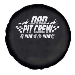 Dad Pit Crew Spare Tire Cover Race Car Family Racing Birthday Hosting Parties TS10 Print Your Wear