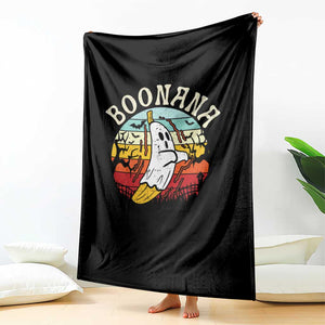 Boonana Cute Ghost Banana Halloween Costume Throw Blanket TS10 Print Your Wear