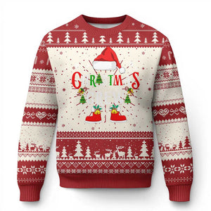 Christmas Crew Ugly Christmas Sweater Merry and Bright Christmas Shirt Xmas TS10 Red Print Your Wear