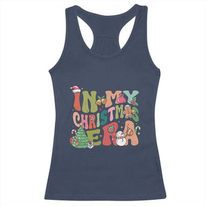 In My Christmas Era Racerback Tank Top Cute Groovy Holiday Xmas TS10 Navy Print Your Wear