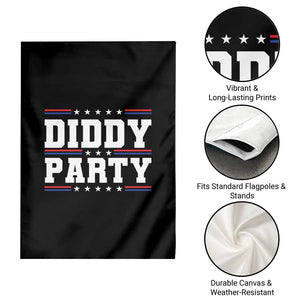 Diddy Party Garden Flag Funny Offensive Humorous Saying TS10 Print Your Wear