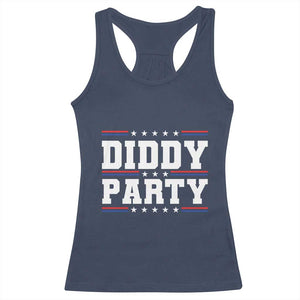 Diddy Party Racerback Tank Top Funny Offensive Humorous Saying TS10 Navy Print Your Wear