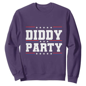 Diddy Party Sweatshirt Funny Offensive Humorous Saying TS10 Purple Print Your Wear