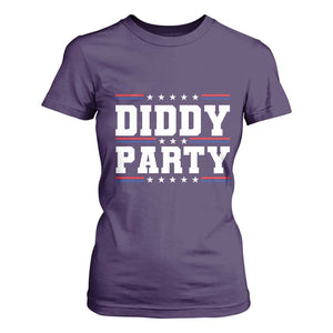 Diddy Party T Shirt For Women Funny Offensive Humorous Saying TS10 Purple Print Your Wear