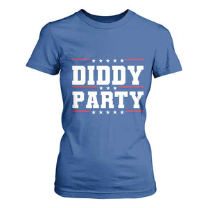 Diddy Party T Shirt For Women Funny Offensive Humorous Saying TS10 Royal Blue Print Your Wear