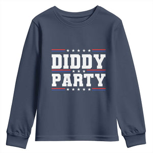 Diddy Party Youth Sweatshirt Funny Offensive Humorous Saying TS10 Navy Print Your Wear