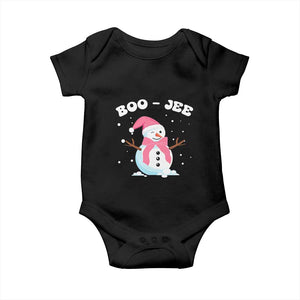 Bougie Snowman Baby Onesie Pink Christmas Xmas Gifts TS10 Black Print Your Wear
