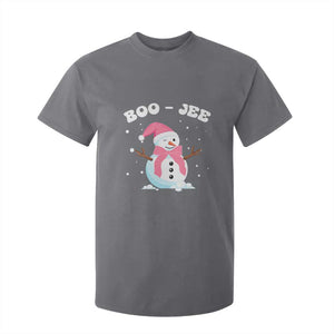Bougie Snowman T Shirt For Kid Pink Christmas Xmas Gifts TS10 Charcoal Print Your Wear