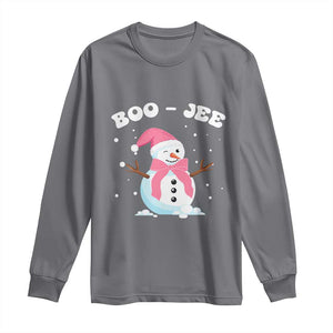 Bougie Snowman Long Sleeve Shirt Pink Christmas Xmas Gifts TS10 Charcoal Print Your Wear