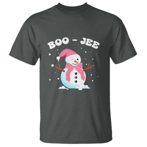 Bougie Snowman T Shirt Pink Christmas Xmas Gifts TS10 Dark Heather Print Your Wear