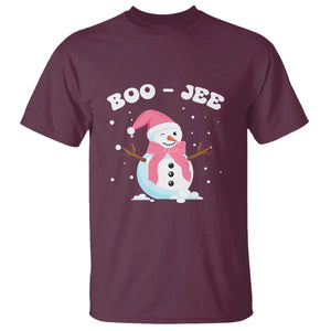 Bougie Snowman T Shirt Pink Christmas Xmas Gifts TS10 Maroon Print Your Wear