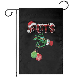 Funny Couples Christmas Garden Flag Chest And Nuts Matching Holiday Skeleton Hand TS10 Black Print Your Wear