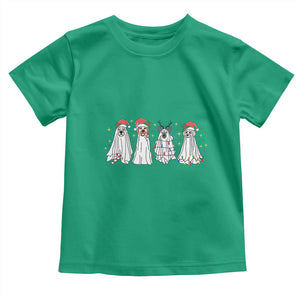 Christmas Ghost Dog Baby Shirt TS10 Irish Green Print Your Wear