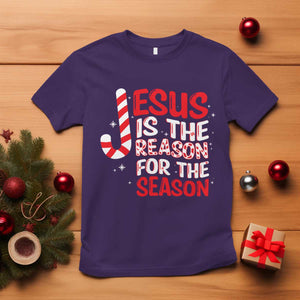 Christian Christmas T Shirt Jesus Is The Reason For The Season TS10 Purple Print Your Wear