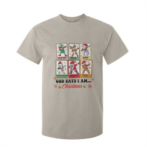 Religious Christmas T Shirt For Kid God Says I Am Xmas Christian Bible TS10 Sand Print Your Wear