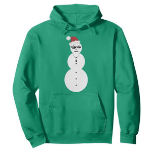 Funny Angry Snowman Hoodie Gangster Snowmen Rap Hip Hop TS10 Irish Green Print Your Wear