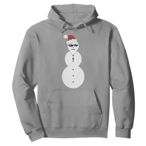 Funny Angry Snowman Hoodie Gangster Snowmen Rap Hip Hop TS10 Sport Gray Print Your Wear
