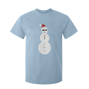 Funny Angry Snowman T Shirt For Kid Gangster Snowmen Rap Hip Hop TS10 Light Blue Print Your Wear