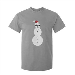Funny Angry Snowman T Shirt For Kid Gangster Snowmen Rap Hip Hop TS10 Sport Gray Print Your Wear