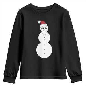 Funny Angry Snowman Youth Sweatshirt Gangster Snowmen Rap Hip Hop TS10 Black Print Your Wear