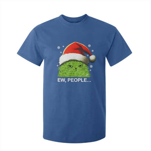 Christmas Cat T Shirt For Kid Ew People Meowy Kitten Lovers TS10 Royal Blue Print Your Wear