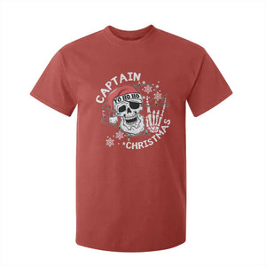 Pirate Christmas T Shirt For Kid Skull Skeleton Lights Pirates Caribbean Cruise TS10 Red Print Your Wear
