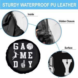 Game Day Basketball Spare Tire Cover Basketball Mom Sports Fan TS10 Print Your Wear