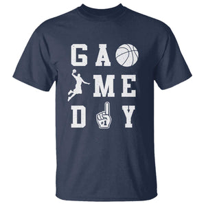 Game Day Basketball T Shirt Basketball Mom Sports Fan TS10 Navy Print Your Wear