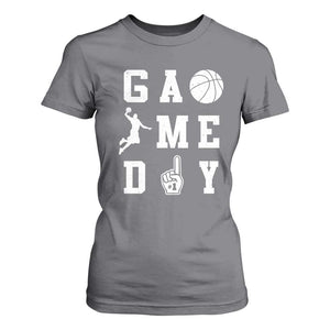 Game Day Basketball T Shirt For Women Basketball Mom Sports Fan TS10 Charcoal Print Your Wear
