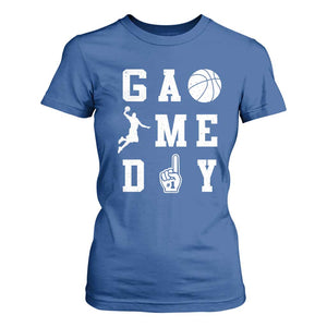 Game Day Basketball T Shirt For Women Basketball Mom Sports Fan TS10 Royal Blue Print Your Wear