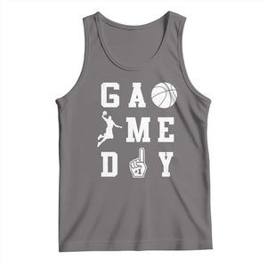 Game Day Basketball Tank Top Basketball Mom Sports Fan TS10 Deep Heather Print Your Wear