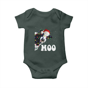 Christmas Cow Baby Onesie Funny Cow Lover Xmas Gift Farm TS10 Print Your Wear