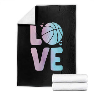 Basketball Lovers Throw Blanket Basketball Mom Sports Fan TS10 Black Print Your Wear
