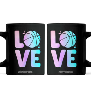 Basketball Lovers Coffee Mug Basketball Mom Sports Fan TS10 Black Print Your Wear