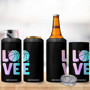 Basketball Lovers 4 in 1 Can Cooler Tumbler Basketball Mom Sports Fan TS10 Print Your Wear