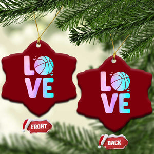 Basketball Lovers Ceramic Ornament Basketball Mom Sports Fan TS10 Print Your Wear