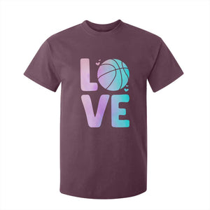 Basketball Lovers T Shirt For Kid Basketball Mom Sports Fan TS10 Maroon Print Your Wear