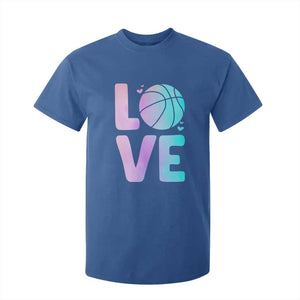 Basketball Lovers T Shirt For Kid Basketball Mom Sports Fan TS10 Royal Blue Print Your Wear