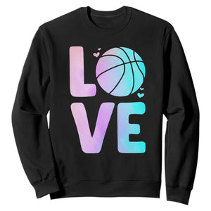 Basketball Lovers Sweatshirt Basketball Mom Sports Fan TS10 Black Print Your Wear