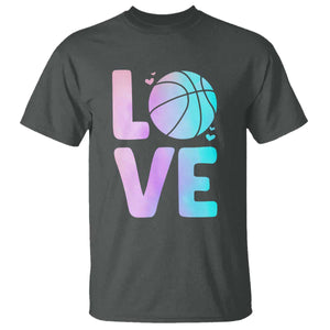Basketball Lovers T Shirt Basketball Mom Sports Fan TS10 Dark Heather Print Your Wear
