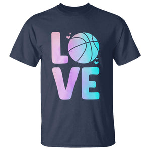 Basketball Lovers T Shirt Basketball Mom Sports Fan TS10 Navy Print Your Wear