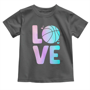 Basketball Lovers Toddler T Shirt Basketball Mom Sports Fan TS10 Dark Heather Print Your Wear