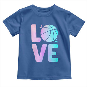 Basketball Lovers Toddler T Shirt Basketball Mom Sports Fan TS10 Royal Blue Print Your Wear